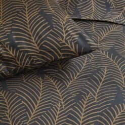 Damai Bellezza - Dekbedovertrek - Satijn - 260x200/220 Cm - Off Black -Leen Bakker Winkel 1000055099 0102