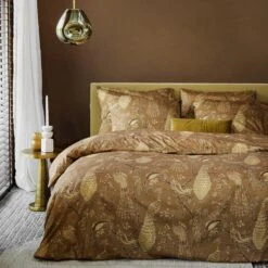 Damai Flamand - Dekbedovertrek - Satijn - 240x200/220 Cm - Gold Ocre -Leen Bakker Winkel 1000055116 0101