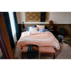 Dindi Home - Dekbedovertrek Forever Colours - 260x220 Cm - Perzik -Leen Bakker Winkel 1000057333 0102