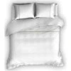 Romanette Flanellen Dekbedovertrek Duchesse Wit/Zand-140 X 200/220 Cm -Leen Bakker Winkel 1000057366