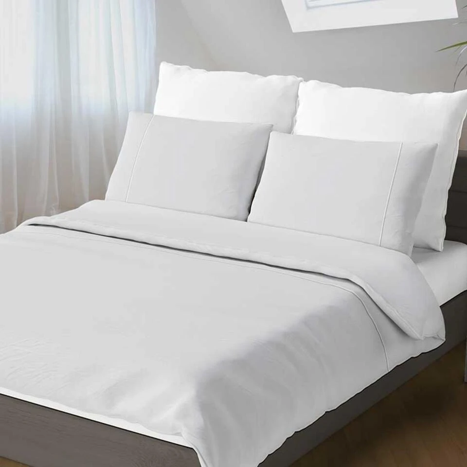 Romanette Flanellen Dekbedovertrek Duchesse Zilver/Wit-140 X 200/220 Cm 4 Romanette Flanellen Dekbedovertrek Duchesse Zilver/Wit-140 X 200/220 Cm - Afbeelding 2