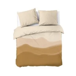 Dindi Home - Dekbedovertrek Wild Waves - 200x220 Cm - Zand