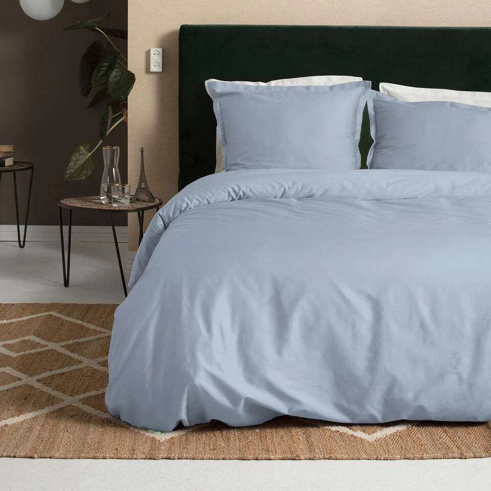 Cinderella Sundays - Dekbedovertrek - Satijn - 240x200/220 Cm - Soft Blue 4 Cinderella Sundays - Dekbedovertrek - Satijn - 240x200/220 Cm - Soft Blue - Afbeelding 2