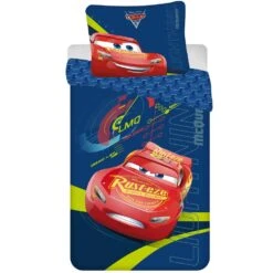 Disney Cars Dekbedovertrek, McQueen - Eenpersoons - 140 X 200 Cm - Katoen