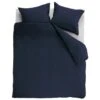 Ambiante Dekbedovertrek Uni Cotton Dark Blue-1-persoons (140 X 200/220 Cm)