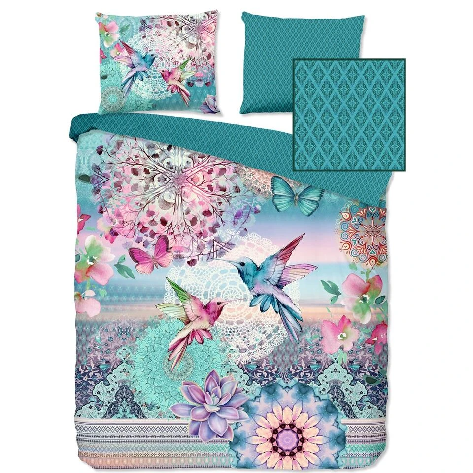 HIP Dekbedovertrek "Ganesha" - Multi - (240x220 Cm) 3 HIP Dekbedovertrek "Ganesha" - Multi - (240x220 Cm)