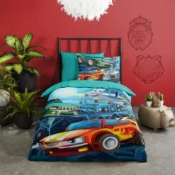 Good Morning Dekbedovertrek "Race" - Multi - (140x220 Cm) 8 Good Morning Dekbedovertrek "Race" - Multi - (140x220 Cm) -Leen Bakker Winkel 1000061612 0102