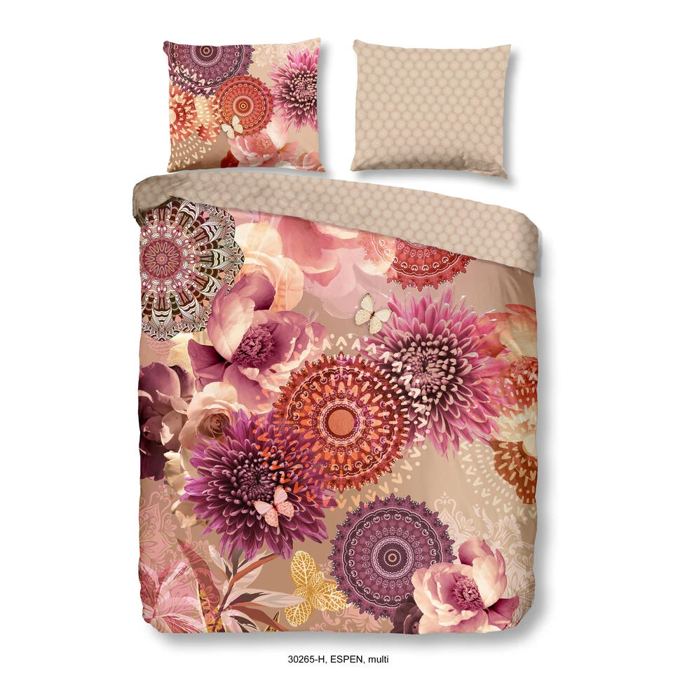 HIP Dekbedovertrek "Espen" - Multi - (200x220 Cm) 3 HIP Dekbedovertrek "Espen" - Multi - (200x220 Cm)