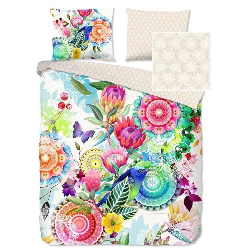 HIP Dekbedovertrek "Chess" - Multi - (200x220 Cm) 3 HIP Dekbedovertrek "Chess" - Multi - (200x220 Cm)