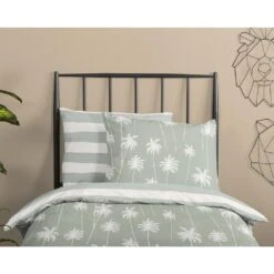 Good Morning Dekbedovertrek "Summer" - Groen - (140x220 Cm) -Leen Bakker Winkel 1000061644 0110