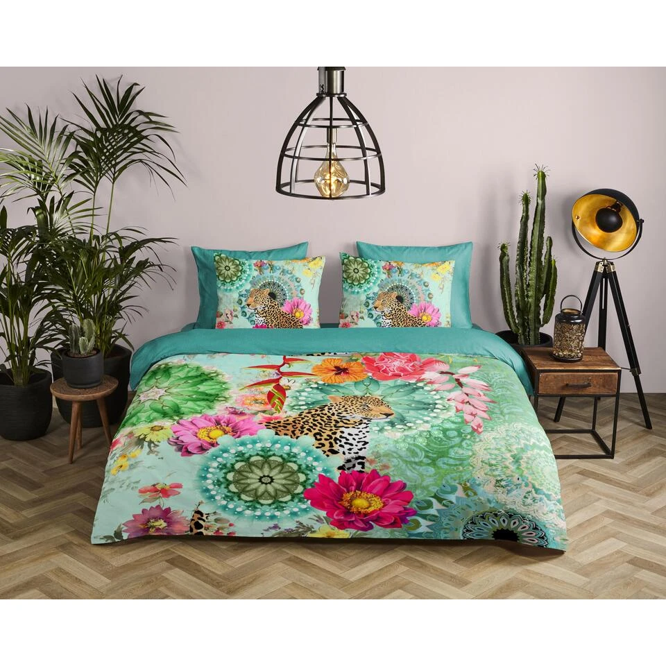 HIP Dekbedovertrek "Ximena" - Multi - (240x220 Cm) 4 HIP Dekbedovertrek "Ximena" - Multi - (240x220 Cm) - Afbeelding 2