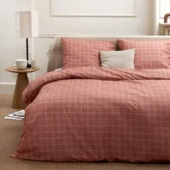 Cinderella Brecht - Dekbedovertrek - Katoen - 200x200/220 Cm - Terra -Leen Bakker Winkel 1000061681 0101