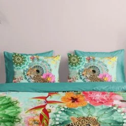 HIP Dekbedovertrek "Ximena" - Multi - (140x220 Cm) -Leen Bakker Winkel 1000061695 0102