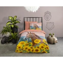 Good Morning Dekbedovertrek "Beauty" - Multi - (140x220 Cm) -Leen Bakker Winkel 1000061726 0101