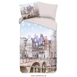 Good Morning Dekbedovertrek "Amsterdam" - Multi - (140x220 Cm)