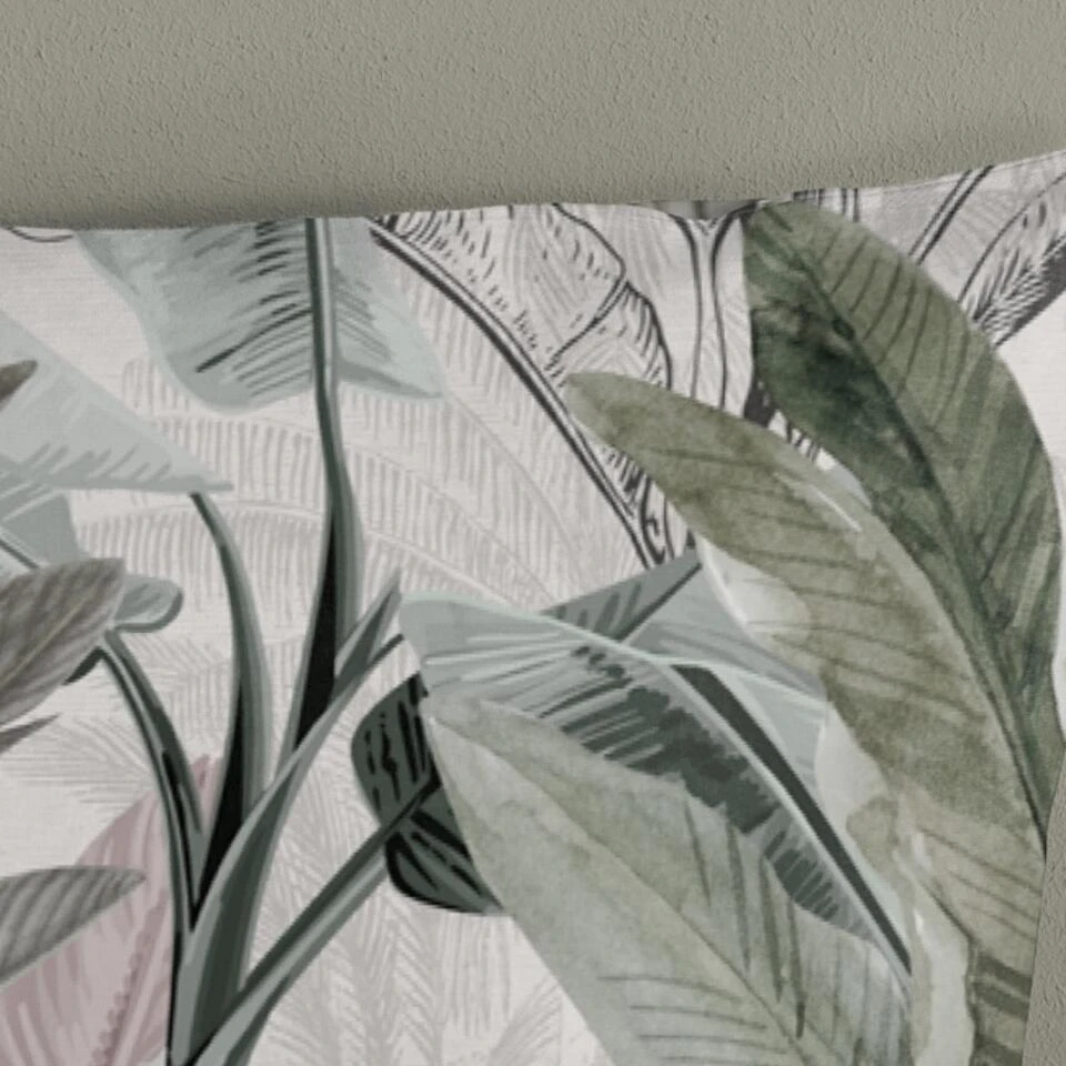 Good Morning Dekbedovertrek "Irene" - Groen - (140x220 Cm) 6 Good Morning Dekbedovertrek "Irene" - Groen - (140x220 Cm) - Afbeelding 4