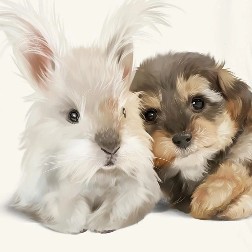 Good Morning Dekbedovertrek "Cute" - Zand - (140x220 Cm) 4 Good Morning Dekbedovertrek "Cute" - Zand - (140x220 Cm) - Afbeelding 2