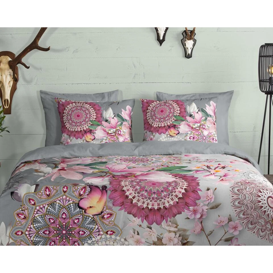 HIP Dekbedovertrek "Inaya" - Multi - (200x220 Cm) 6 HIP Dekbedovertrek "Inaya" - Multi - (200x220 Cm) - Afbeelding 4