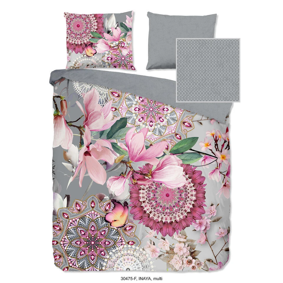 HIP Dekbedovertrek "Inaya" - Multi - (200x220 Cm) 3 HIP Dekbedovertrek "Inaya" - Multi - (200x220 Cm)