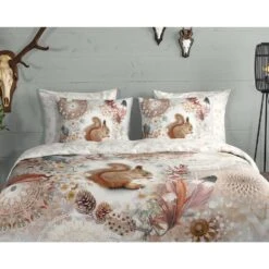 HIP Dekbedovertrek "Romar" - Zand - (200x220 Cm) -Leen Bakker Winkel 1000065822 0110