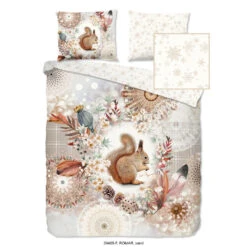 HIP Dekbedovertrek "Romar" - Zand - (140x220 Cm)