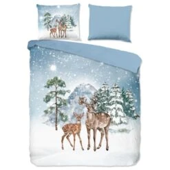 Good Morning Dekbedovertrek "Winter" - Multi - (240x220 Cm)