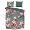 Good Morning Dekbedovertrek "Magnolia" - Groen - (140x220 Cm) -Leen Bakker Winkel 1000065835