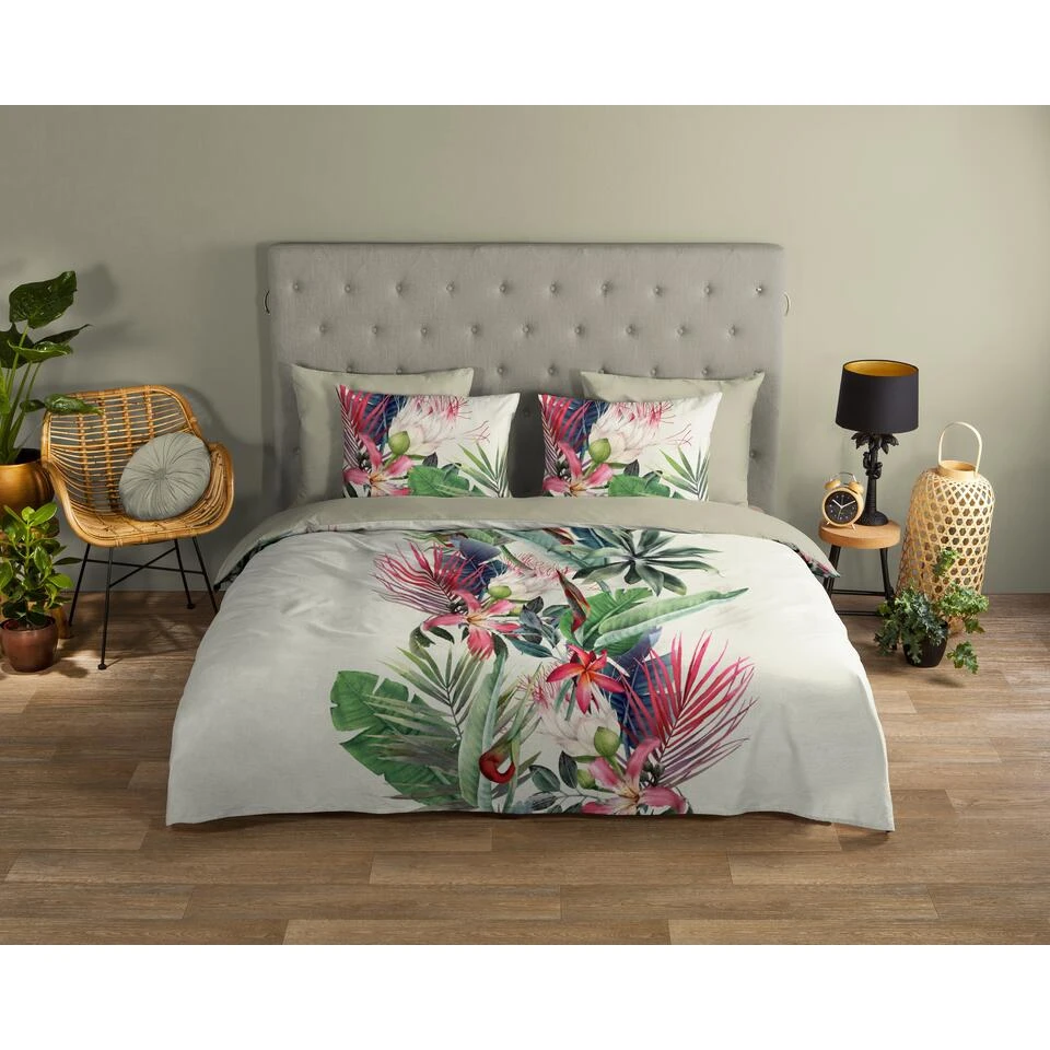 Good Morning Dekbedovertrek "Itanya" - Multi - (200x220 Cm) 4 Good Morning Dekbedovertrek "Itanya" - Multi - (200x220 Cm) - Afbeelding 2