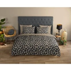 Good Morning Dekbedovertrek "Spotted" - Grijs - (240x220 Cm) -Leen Bakker Winkel 1000065842 0101