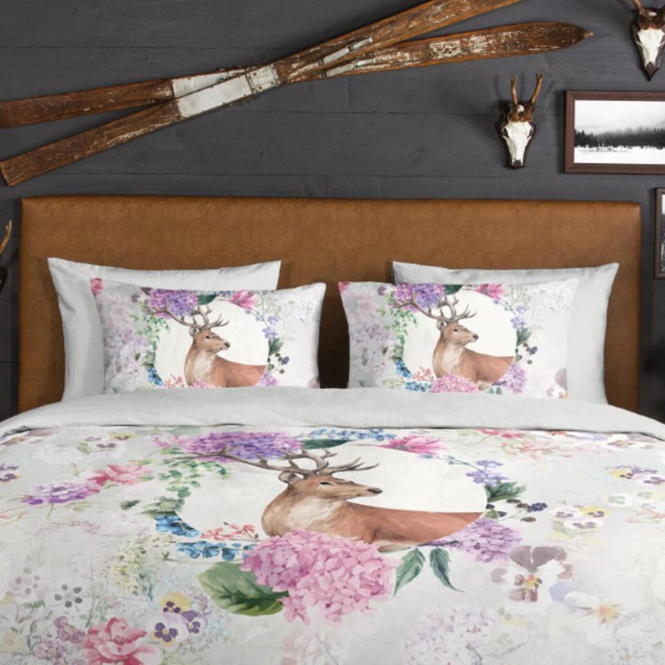 Good Morning Dekbedovertrek "Vedet" - Grijs - (200x220 Cm) 4 Good Morning Dekbedovertrek "Vedet" - Grijs - (200x220 Cm) - Afbeelding 2