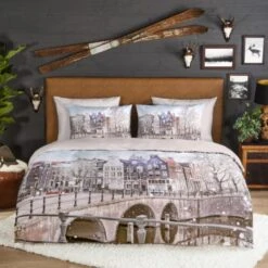 Good Morning Dekbedovertrek "Amsterdam" - Multi - (200x220 Cm) -Leen Bakker Winkel 1000065850 0101