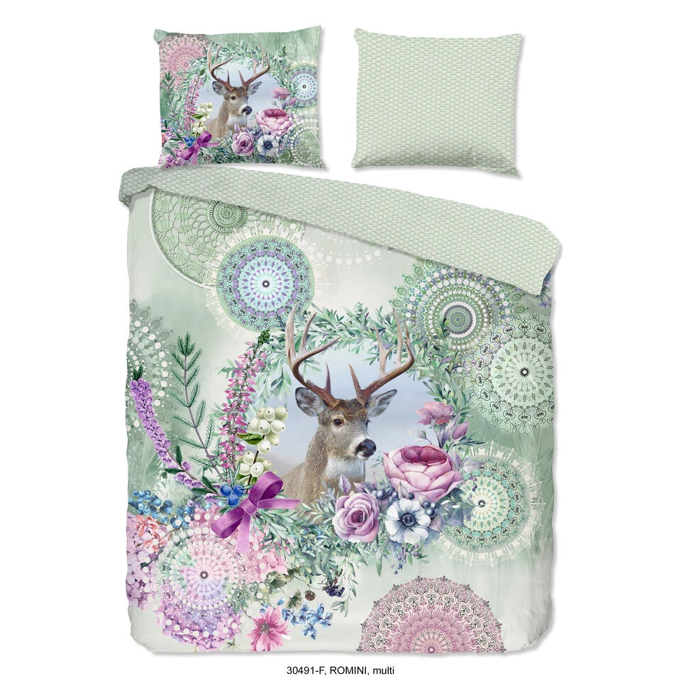 HIP Dekbedovertrek "Romini" - Multi - (200x220 Cm) 3 HIP Dekbedovertrek "Romini" - Multi - (200x220 Cm)