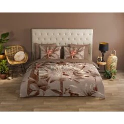 Good Morning Dekbedovertrek "Fuji" - Taupe - (140x220 Cm) -Leen Bakker Winkel 1000065856 0101