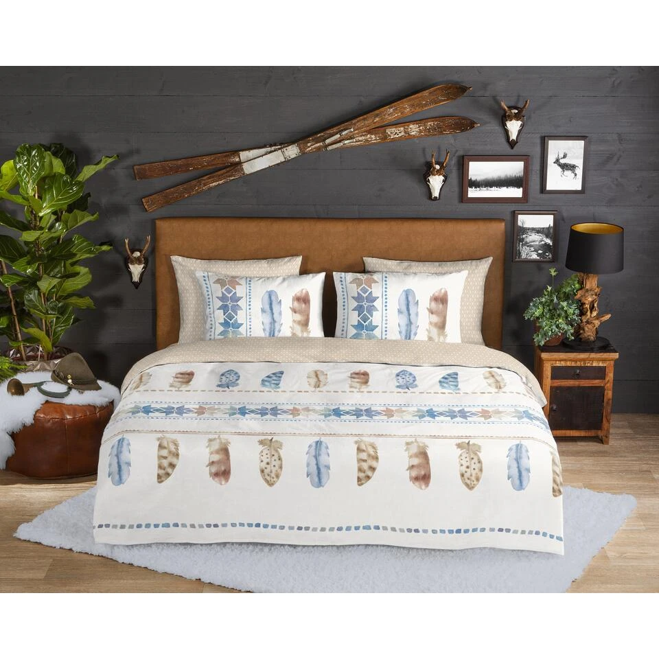 Good Morning Dekbedovertrek "Joy" - Ecru - (240x220 Cm) 4 Good Morning Dekbedovertrek "Joy" - Ecru - (240x220 Cm) - Afbeelding 2