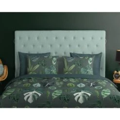 Good Morning Dekbedovertrek "Urban Jungle" - Groen - (200x220 Cm) -Leen Bakker Winkel 1000065861 0110