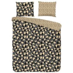 Good Morning Dekbedovertrek "Spotted" - Grijs - (200x220 Cm)