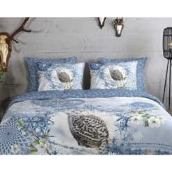 HIP Dekbedovertrek "Phalini" - Blauw - (240x220 Cm) 9 HIP Dekbedovertrek "Phalini" - Blauw - (240x220 Cm) -Leen Bakker Winkel 1000065907 0103