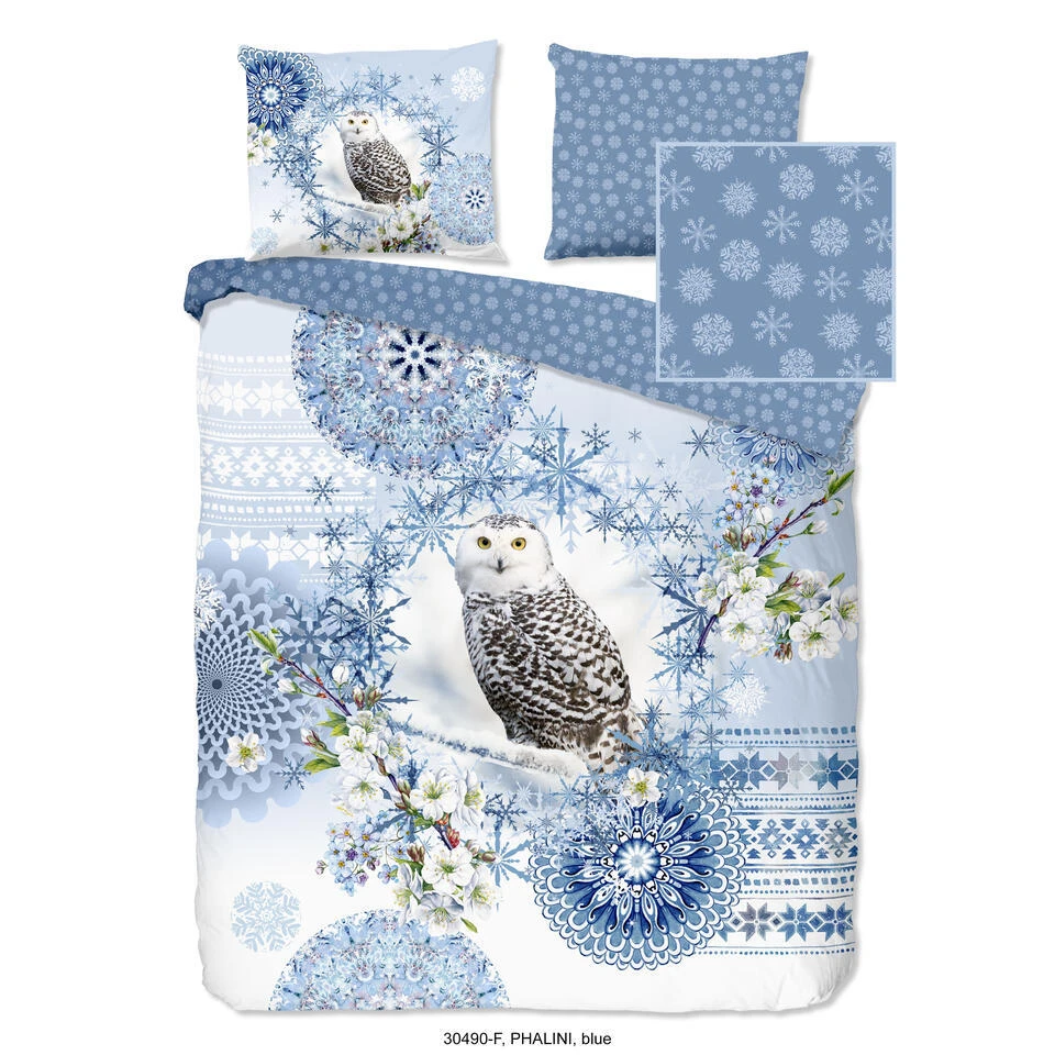 HIP Dekbedovertrek "Phalini" - Blauw - (240x220 Cm) 3 HIP Dekbedovertrek "Phalini" - Blauw - (240x220 Cm)