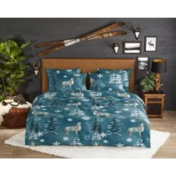 Good Morning Dekbedovertrek "Midnight" - Petrol - (200x220 Cm) -Leen Bakker Winkel 1000065913 0101