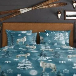 Good Morning Dekbedovertrek "Midnight" - Petrol - (200x220 Cm) -Leen Bakker Winkel 1000065913 0102