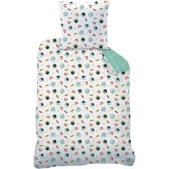 Looney Tunes Dekbedovertrek Best Friends - 140 X 200 + 63 X 63 Cm - Katoen -Leen Bakker Winkel 1000066813 0102