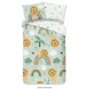 Good Morning Kinderdekbedovertrek "leeuwen" - Groen - (140x200/220 Cm) - Katoen