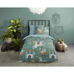 Good Morning Dekbedovertrek "Knights" - Multi - (140x220 Cm) -Leen Bakker Winkel 1000068630 0101