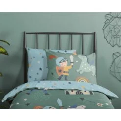 Good Morning Dekbedovertrek "Knights" - Multi - (140x220 Cm) -Leen Bakker Winkel 1000068630 0110