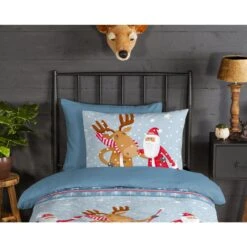 Good Morning Dekbedovertrek "Buddies" - Blauw - (140x220 Cm) -Leen Bakker Winkel 1000070216 0110