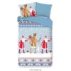 Good Morning Dekbedovertrek "Buddies" - Blauw - (140x220 Cm) -Leen Bakker Winkel 1000070216