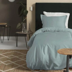 Cinderella Sundays - Dekbedovertrek - Satijn - 140x200/220 Cm - Mineral Green -Leen Bakker Winkel 1000071967 0101