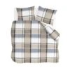 Byrklund - Dekbedovertrek Big Squares - 240x220 Cm - Zand -Leen Bakker Winkel 1000076648
