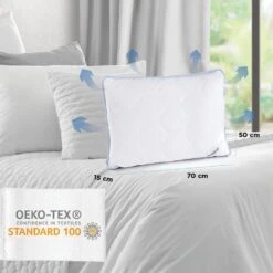 Klassiek Purity 95 °C Kussen - 50x70 Cm -Leen Bakker Winkel 1000080655 0102