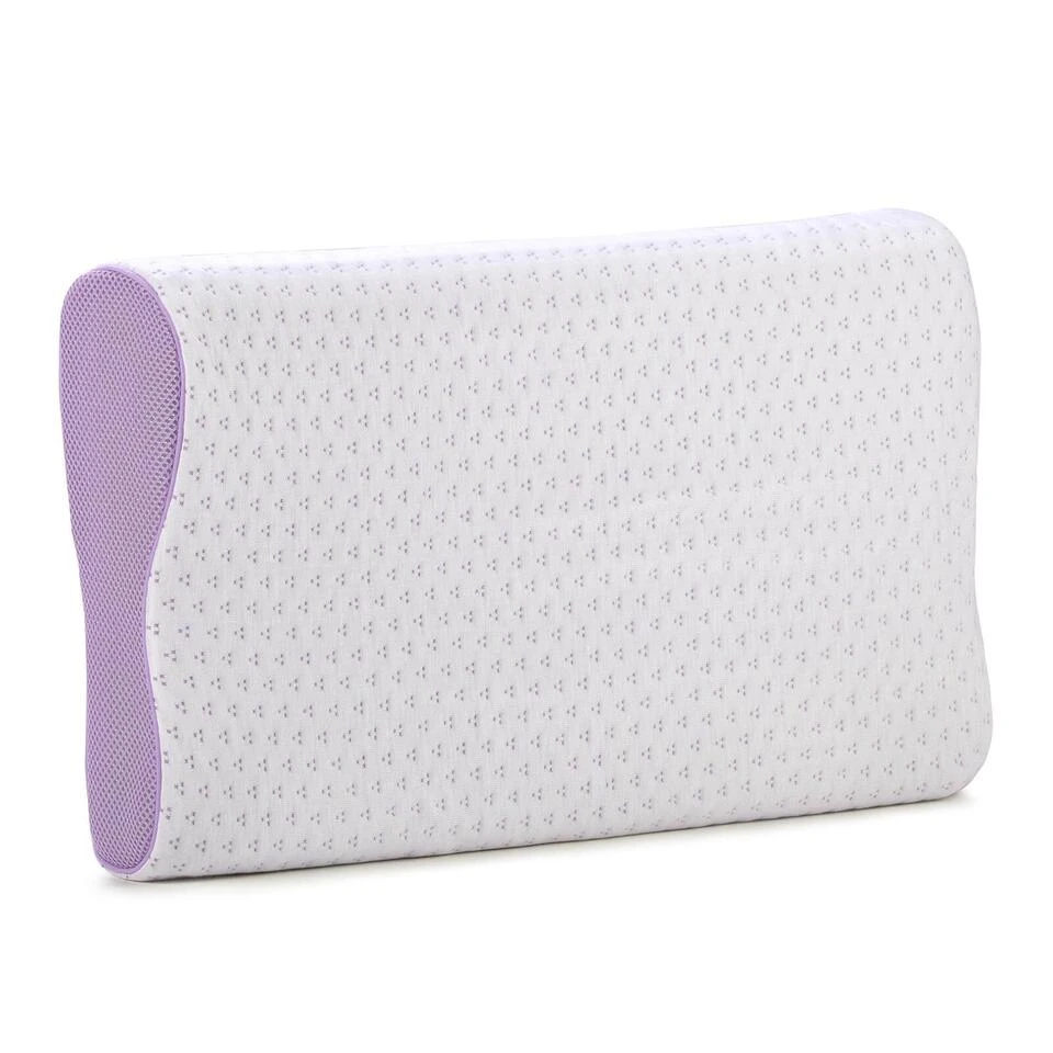 Anatomisch Lavendel Memory Foam Hoofdkussen 30x50 Cm 3 Anatomisch Lavendel Memory Foam Hoofdkussen 30x50 Cm